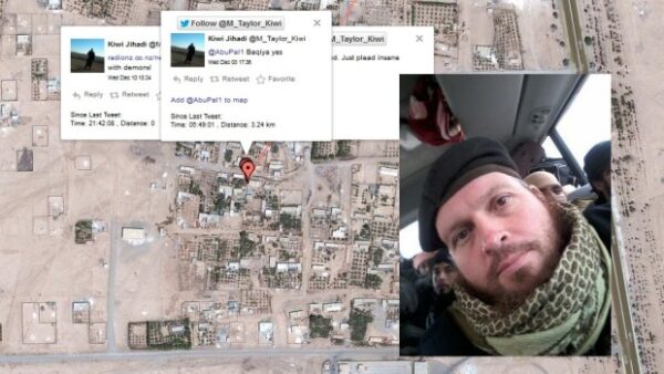 Mark John Taylor's Tweets gave away the locations of IS fighters in Syria.