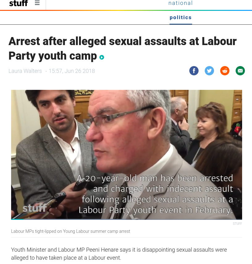 Labour youth camp suxual assualts