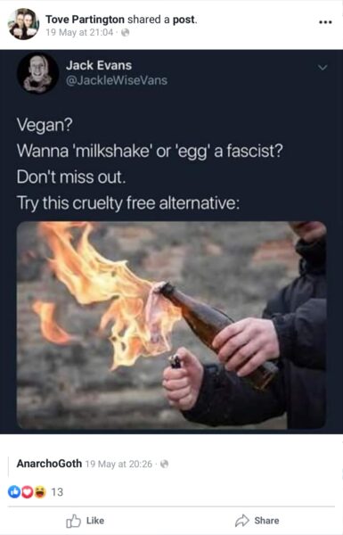Antifa mimics Islamic terrorist structure