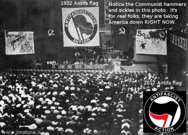 Antifa mimics Islamic terrorist structure