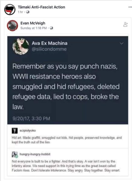 Antifa mimics Islamic terrorist structure