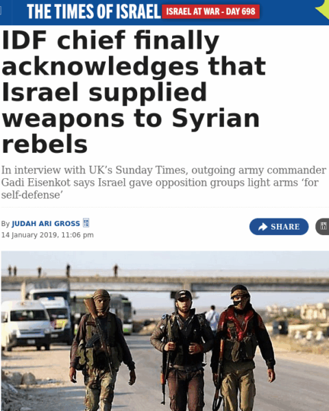 Israel weaponised ISIS