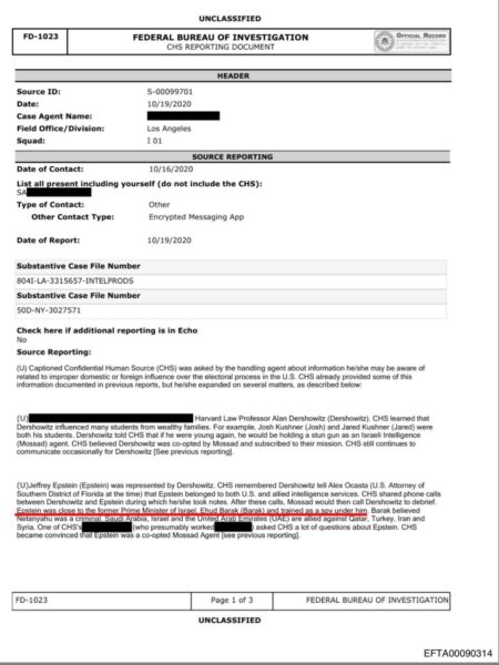Epstein confirms Mossad terrorism Rothschild ties