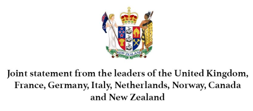 NZ's west bank genocide statement header