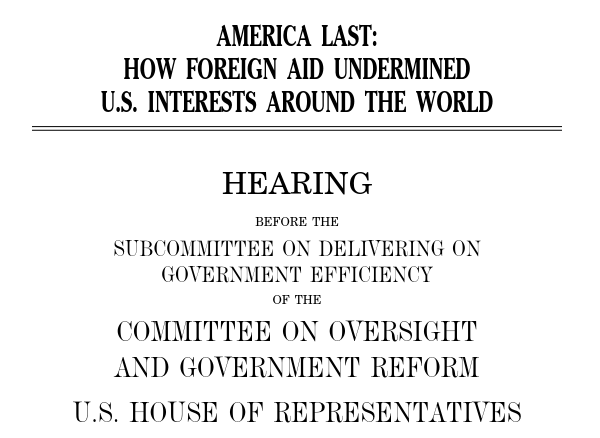 USAID finances Islamic terrorism