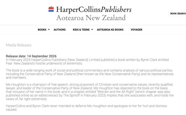 Byron Clarks publisher apologises